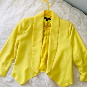 Foreign Exchange Yellow Blazer